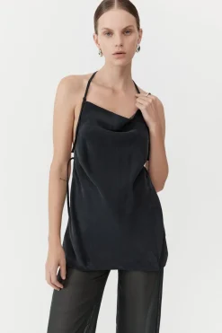 Tops*St. Agni Adjustable Strap Top - Black