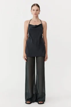 Tops*St. Agni Adjustable Strap Top - Black