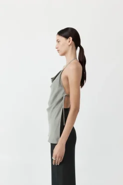 Tops*St. Agni Adjustable Strap Top - Shadow