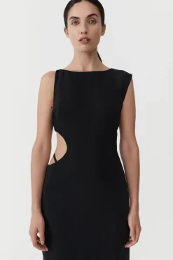 Dresses*St. Agni Arc Cut Out Dress - Black