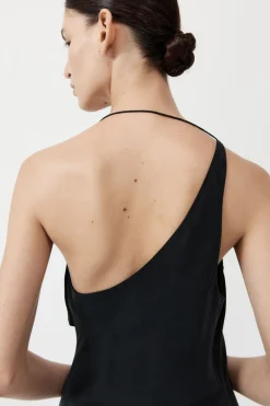 Dresses*St. Agni Asymm Drape Maxi Dress - Washed Black