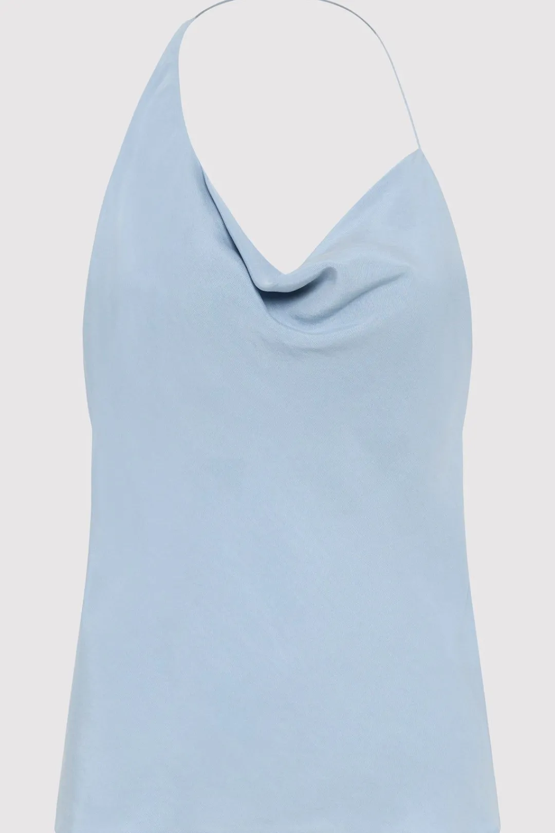 Tops*St. Agni Asymm Drape Top - Stone Blue