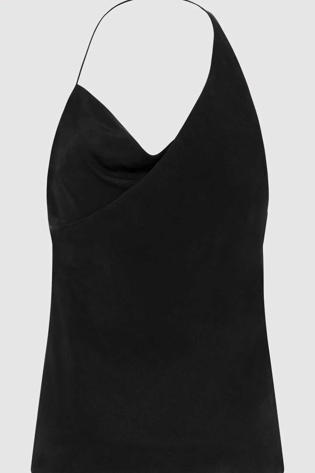 Tops*St. Agni Asymm Drape Top - Washed Black