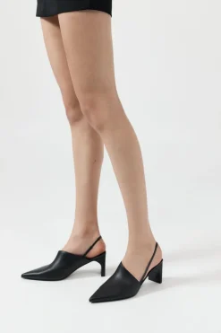 Heels*St. Agni Asymmetric Heel - Black