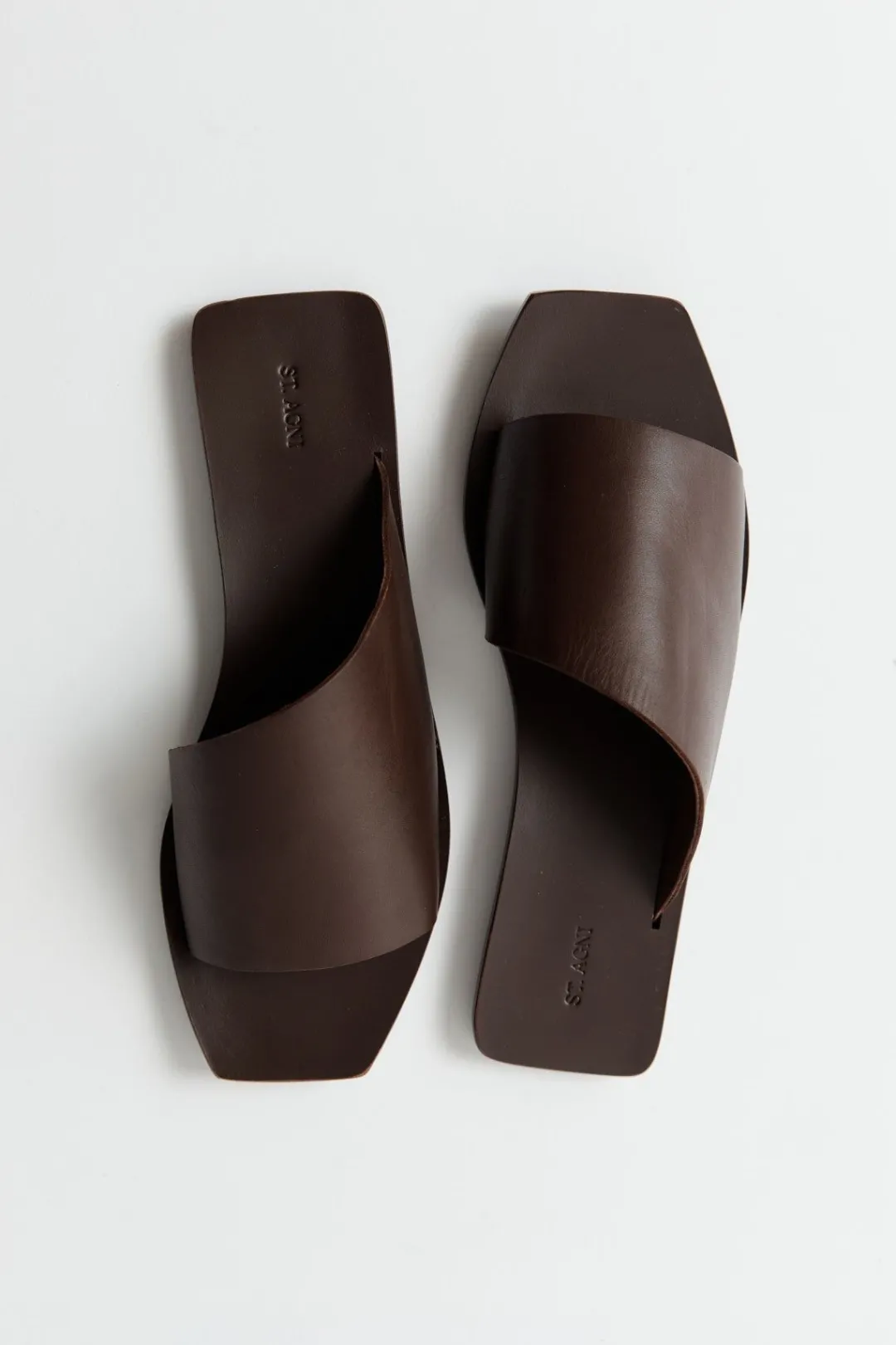 Slides*St. Agni Asymmetric Slide - Chocolate