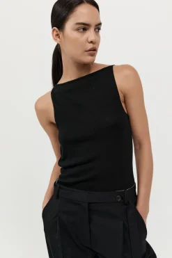 Tops*St. Agni Ava Knit Top - Jet Black