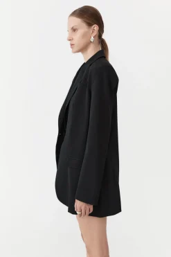 Jackets*St. Agni Belt Detail Blazer - Black