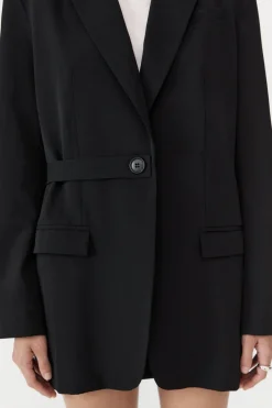 Jackets*St. Agni Belt Detail Blazer - Black