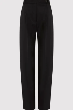 Tailoring*St. Agni Belted Pants - Black