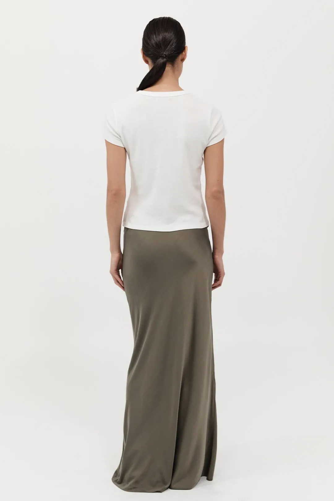 Skirts*St. Agni Bias Slip Skirt - Kelp