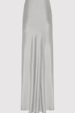 Skirts*St. Agni Bias Slip Skirt - Silver