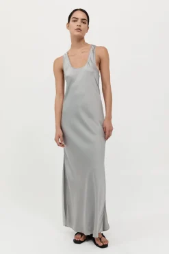 Dresses*St. Agni Bias Tank Dress - Silver