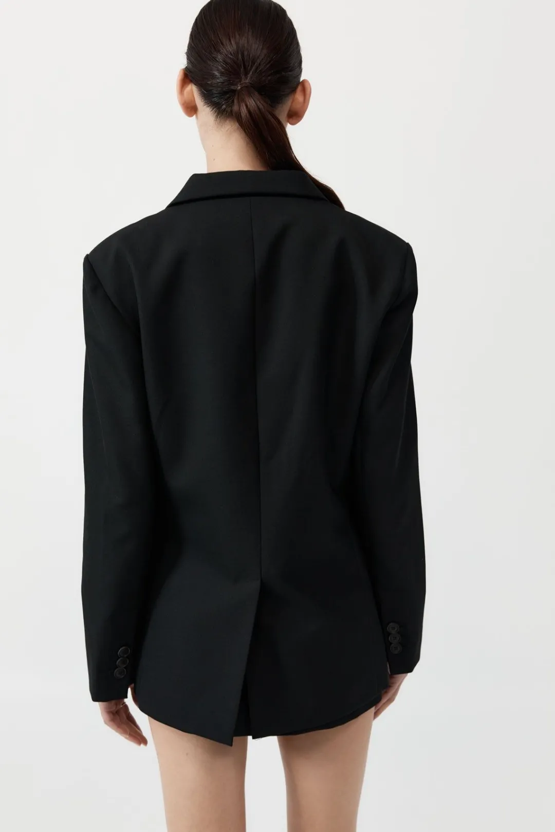 Tailoring*St. Agni Carter Blazer - Black