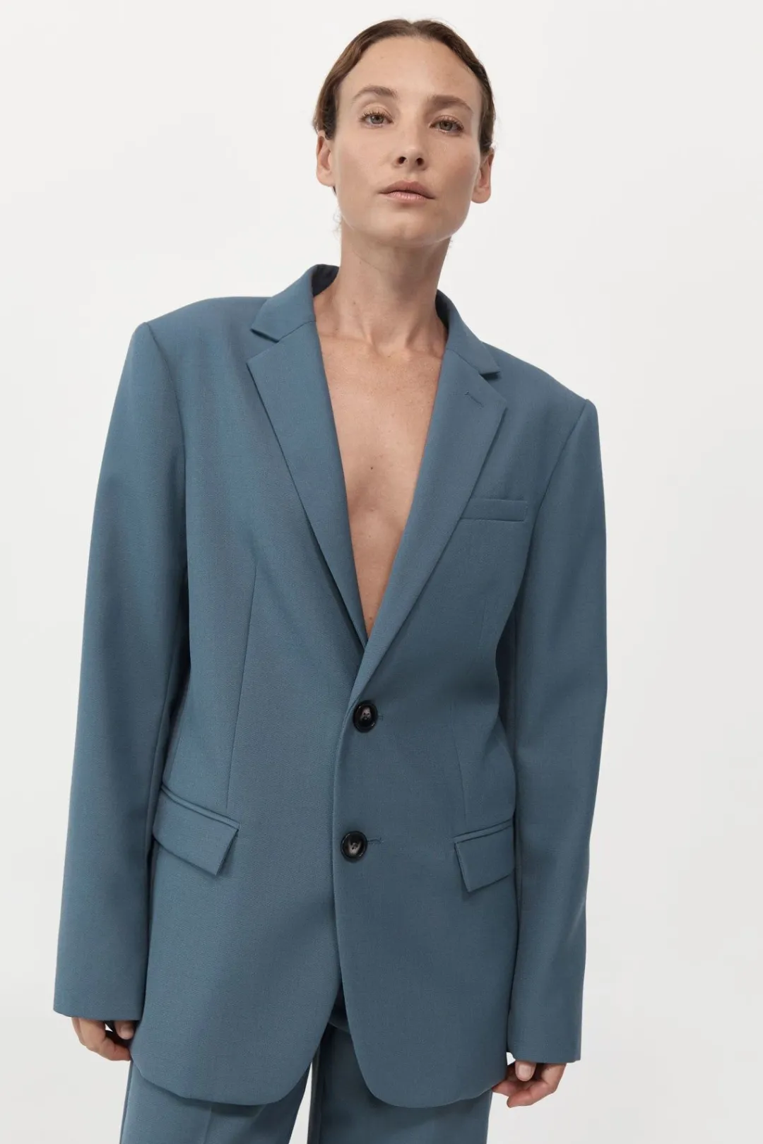 Jackets*St. Agni Carter Blazer - Slate