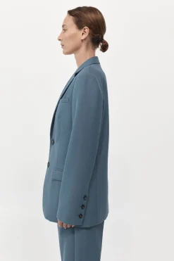 Tailoring*St. Agni Carter Blazer - Slate