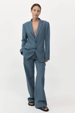 Tailoring*St. Agni Carter Blazer - Slate