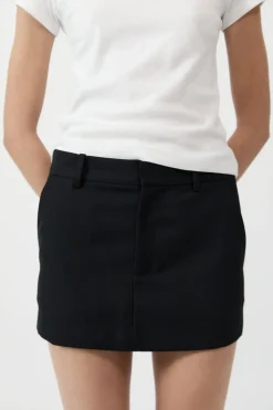 Tailoring*St. Agni Carter Mini Skirt - Black