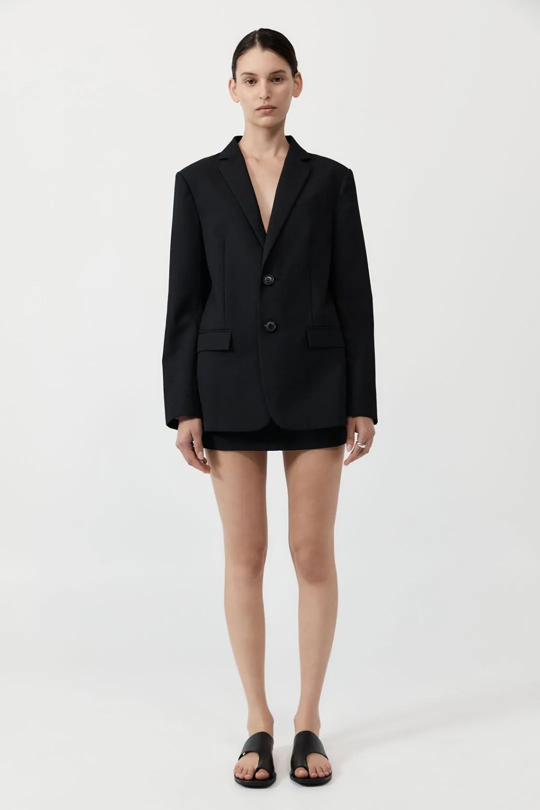 Tailoring*St. Agni Carter Mini Skirt - Black