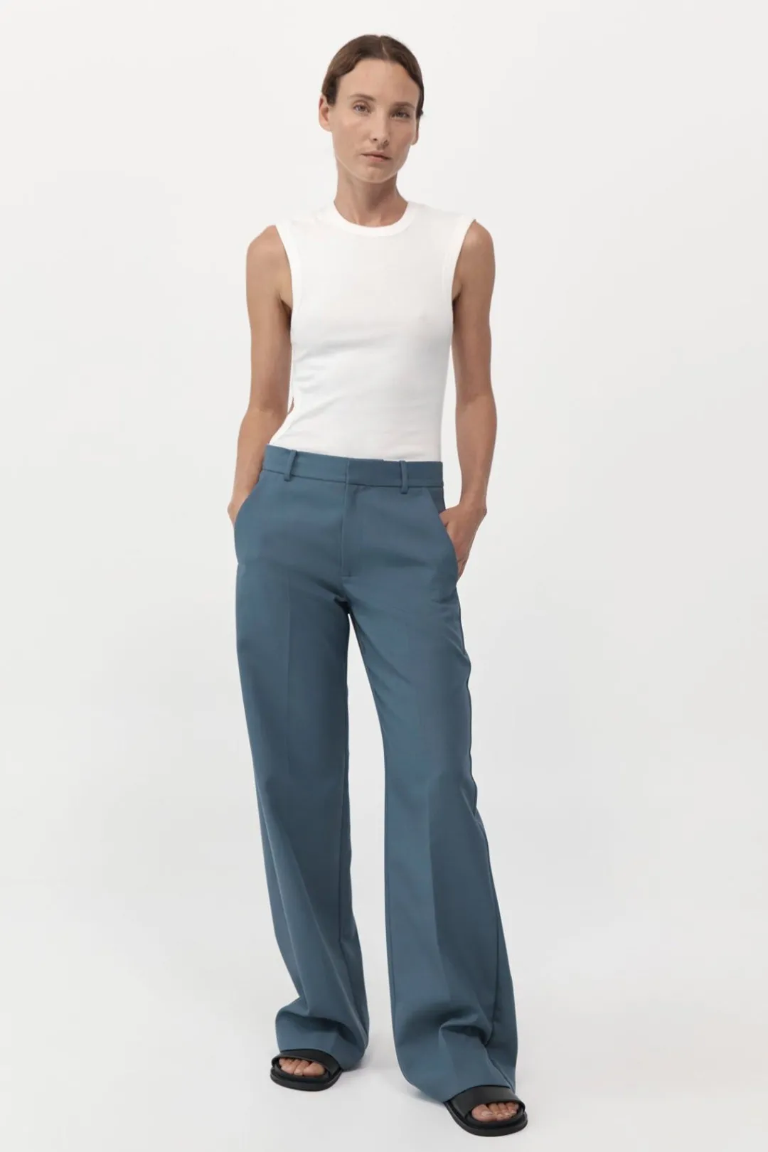 Tailoring*St. Agni Carter Trousers - Slate