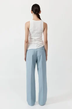 Unisex*St. Agni Carter Trousers - Stone Blue