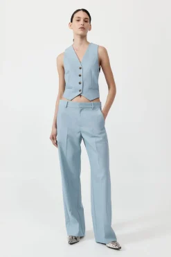 Unisex*St. Agni Carter Trousers - Stone Blue