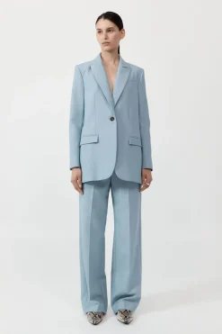 Unisex*St. Agni Carter Trousers - Stone Blue
