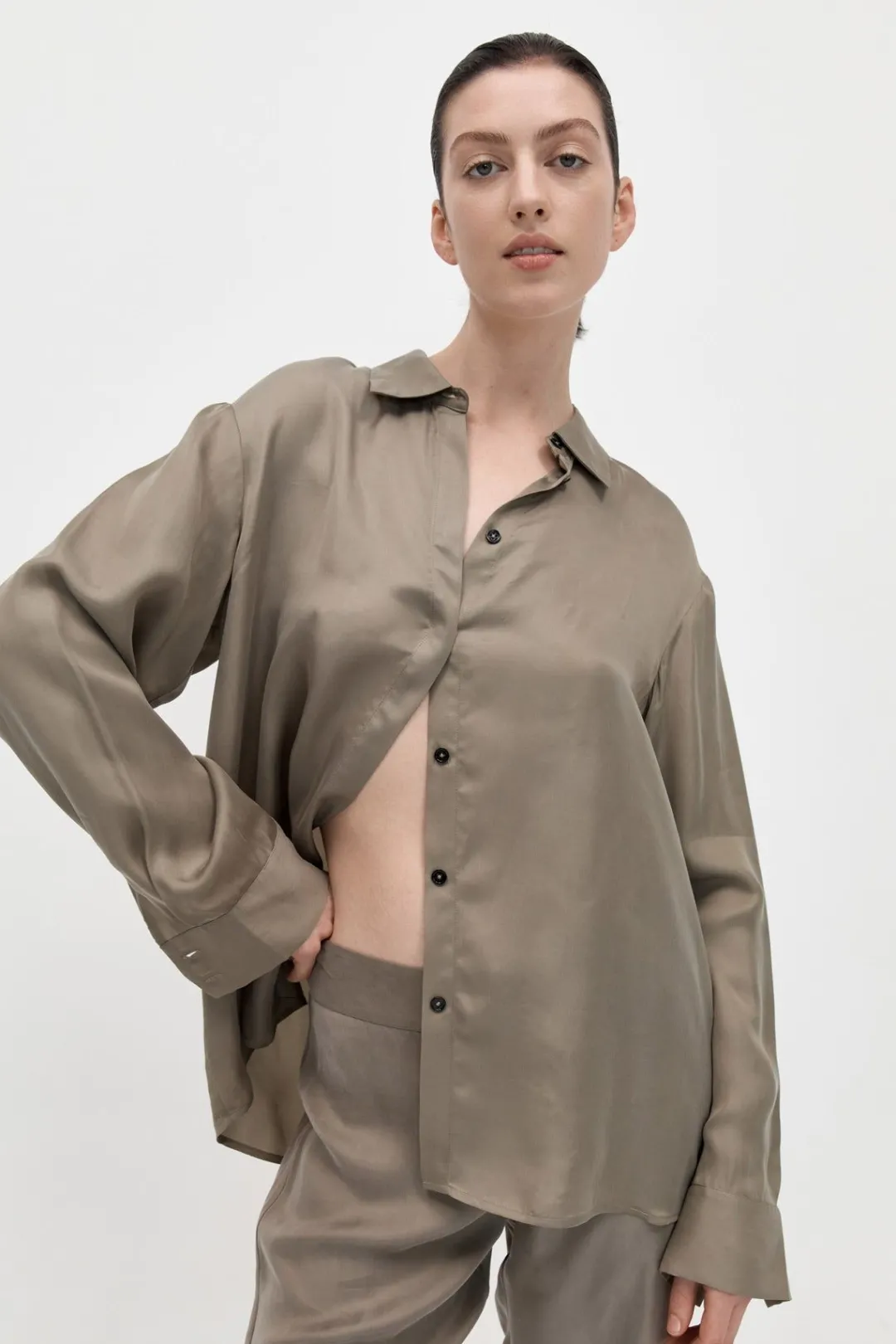 Tops*St. Agni Classic Shirt - Castor Grey