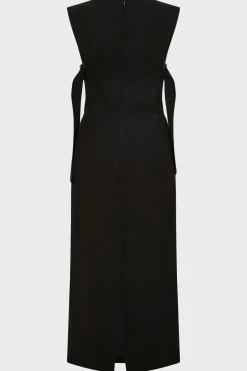 Dresses*St. Agni Classic Side Detail Dress - Black