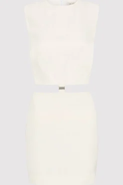 Dresses*St. Agni Clip Buckle Mini Dress - Off White