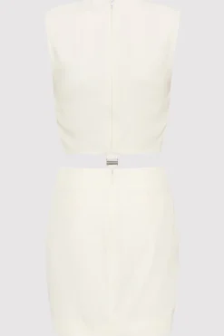 Dresses*St. Agni Clip Buckle Mini Dress - Off White