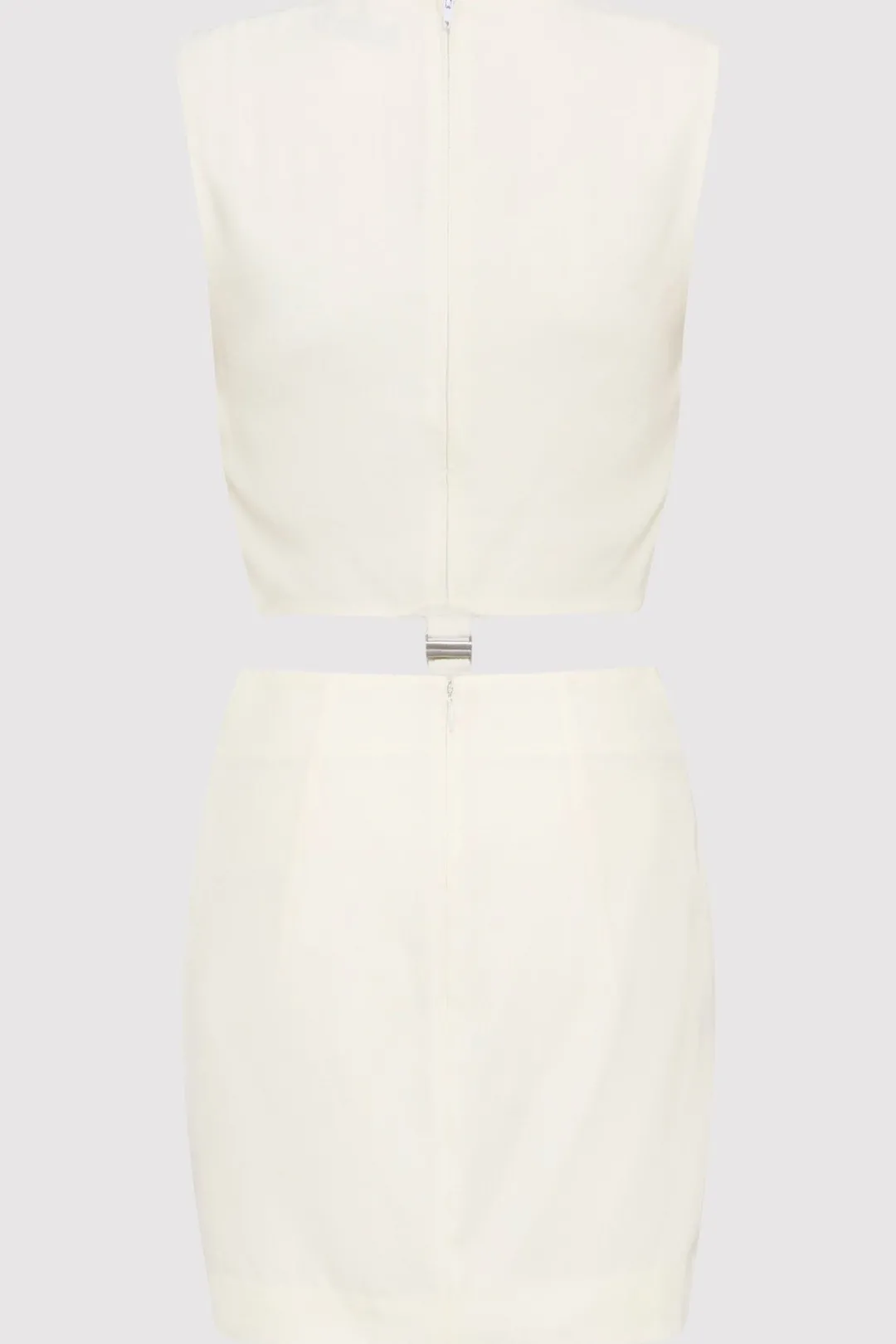 Dresses*St. Agni Clip Buckle Mini Dress - Off White