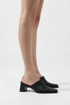 Heels*St. Agni Clog Heel - Black