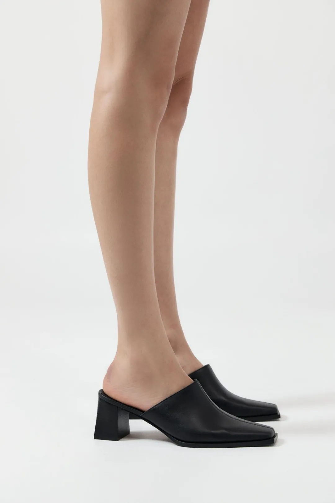 Heels*St. Agni Clog Heel - Black
