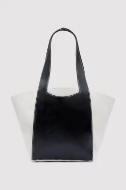 Bags*St. Agni Contrast Bowling Bag - Black