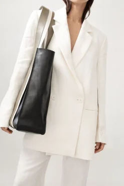 Unisex*St. Agni Contrast Tote - Black