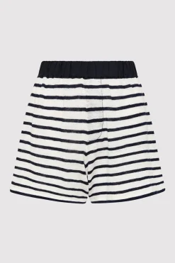 Basics*St. Agni Copain Knit Shorts - Brenton Stripe