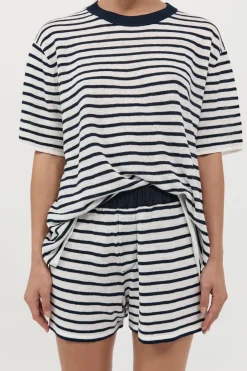 Shorts*St. Agni Copain Knit Shorts - Brenton Stripe
