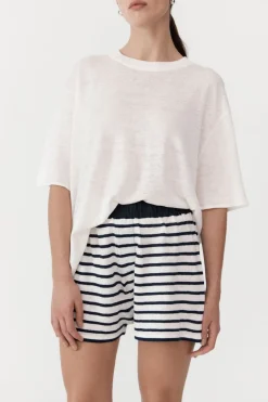 Shorts*St. Agni Copain Knit Shorts - Brenton Stripe