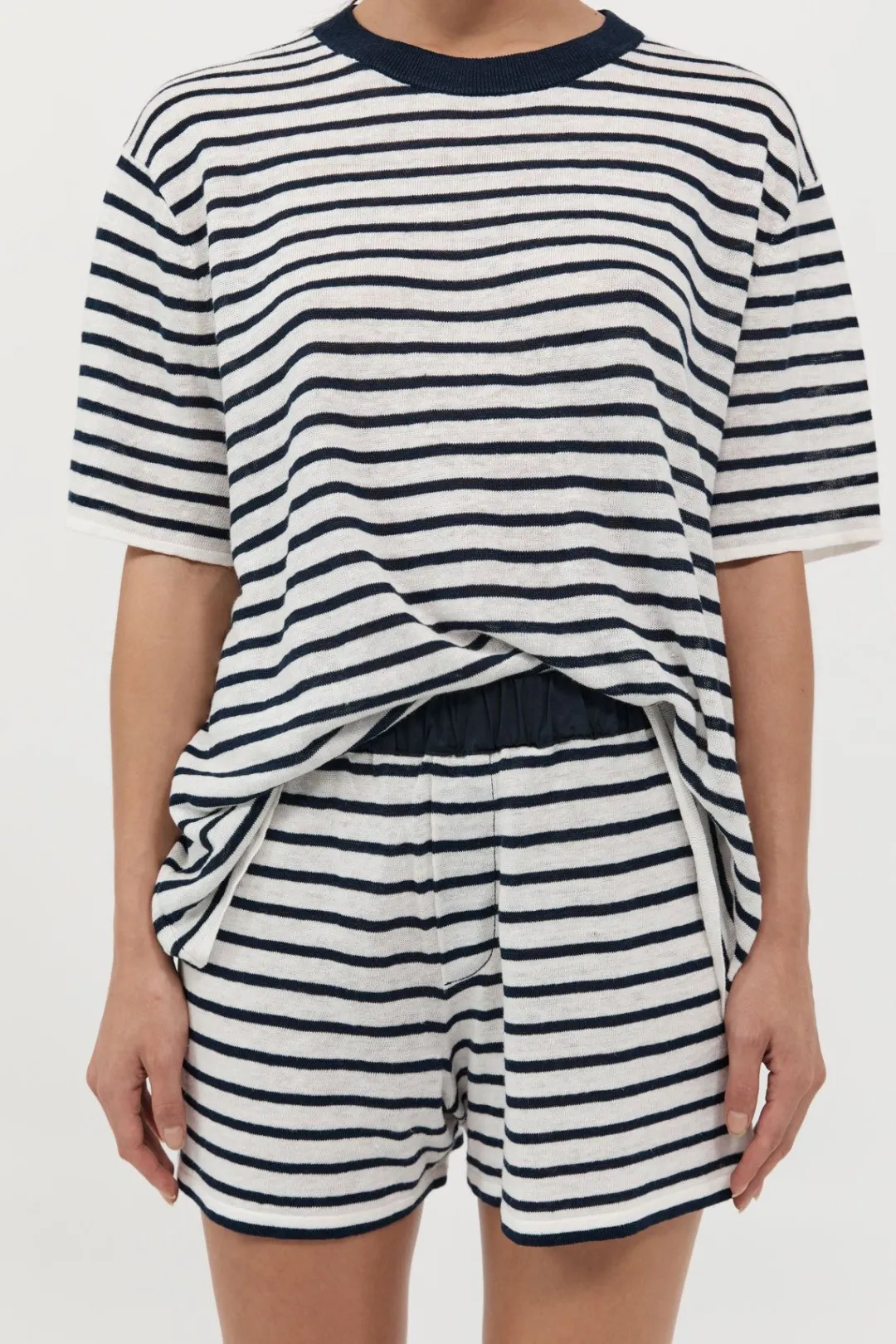 Knitwear*St. Agni Copain Knit Shorts - Brenton Stripe