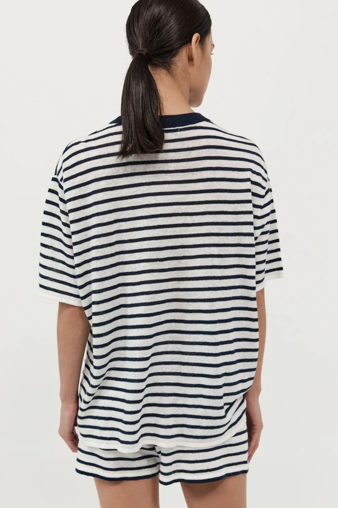 Knitwear*St. Agni Copain Knit Shorts - Brenton Stripe