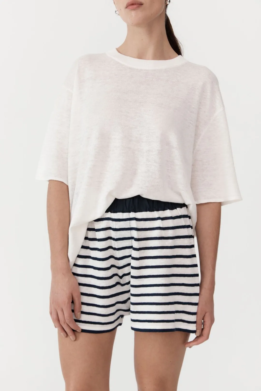 Knitwear*St. Agni Copain Knit Shorts - Brenton Stripe