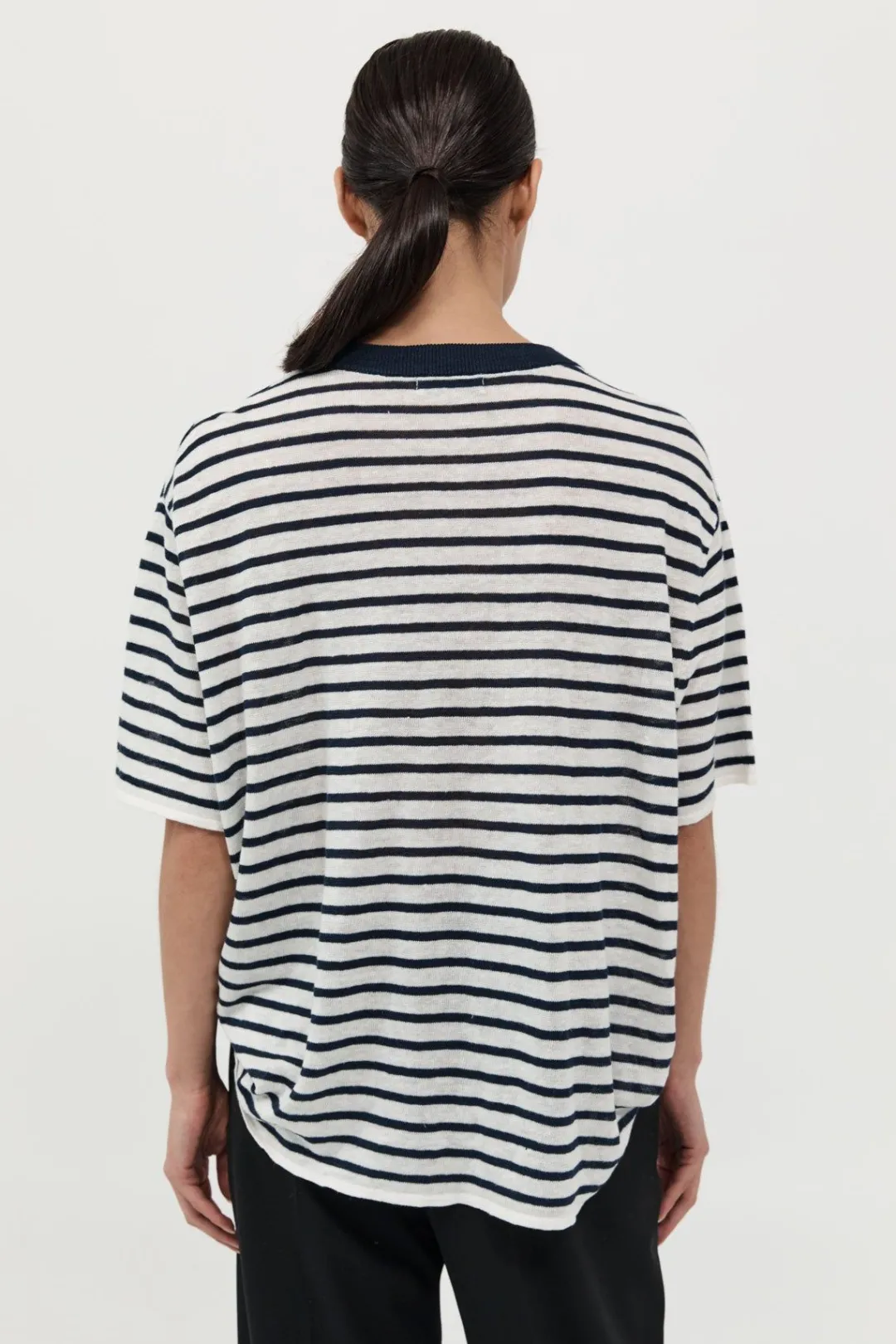 Tops*St. Agni Copain Knit Tee - Brenton Stripe