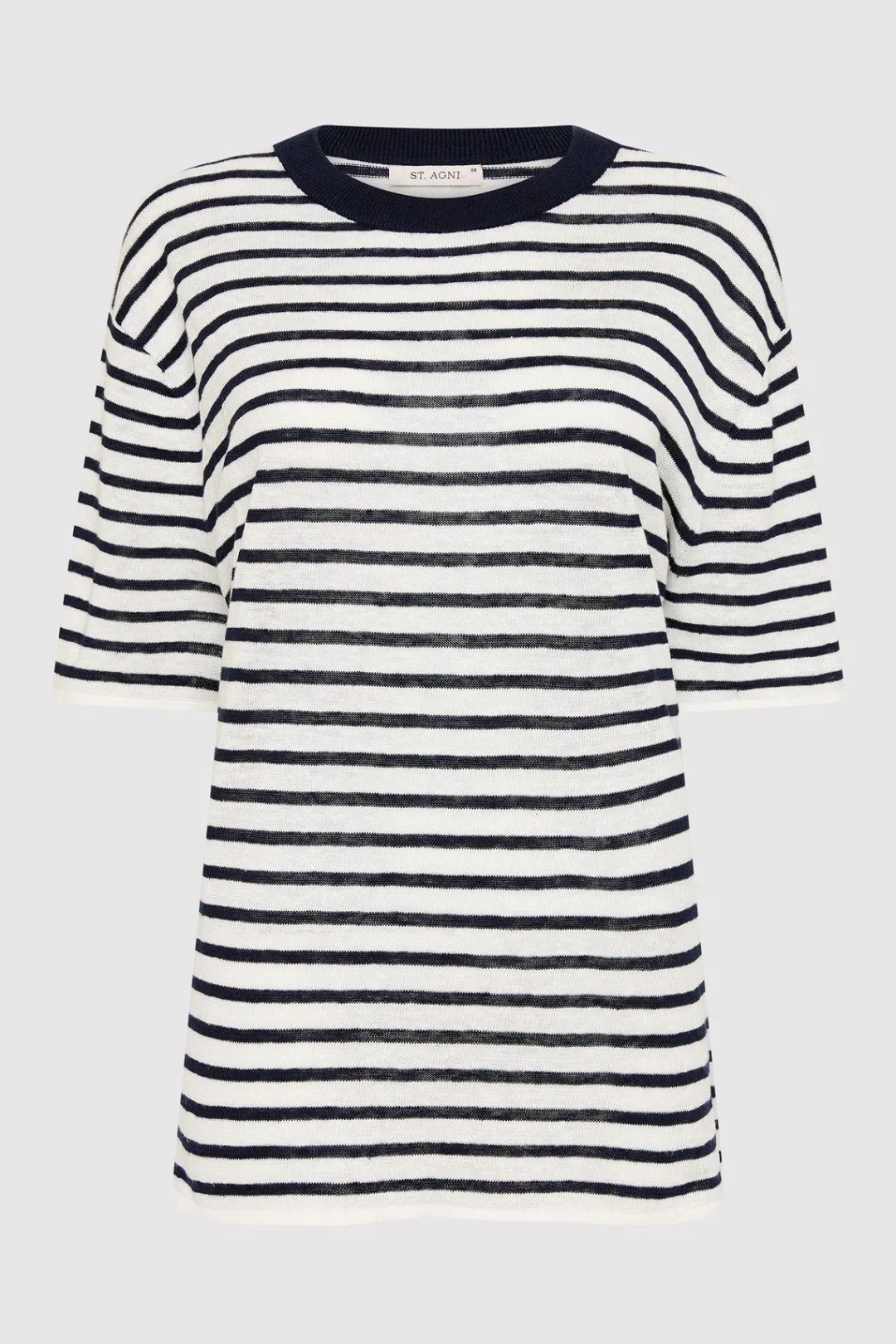 Basics*St. Agni Copain Knit Tee - Brenton Stripe