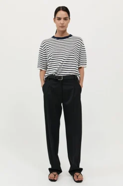T-Shirts*St. Agni Copain Knit Tee - Brenton Stripe