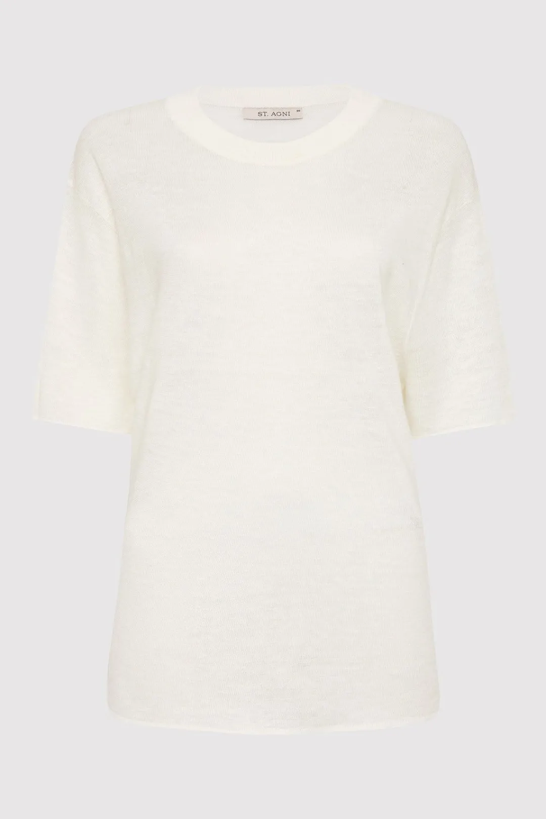 Tops*St. Agni Copain Knit Tee - Off White