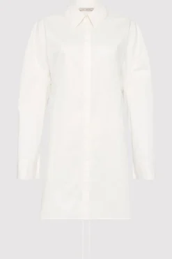 Dresses*St. Agni Cotton Oversized Shirt Dress - White