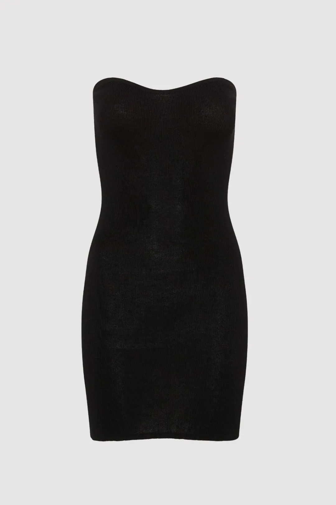 Dresses*St. Agni Curve Knit Mini Dress - Black