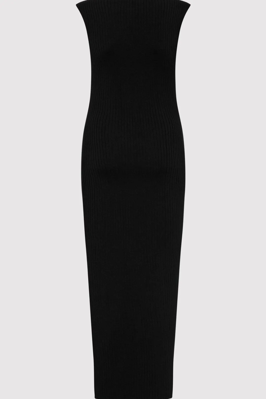 Knitwear*St. Agni Cut Away Knit Dress - Black