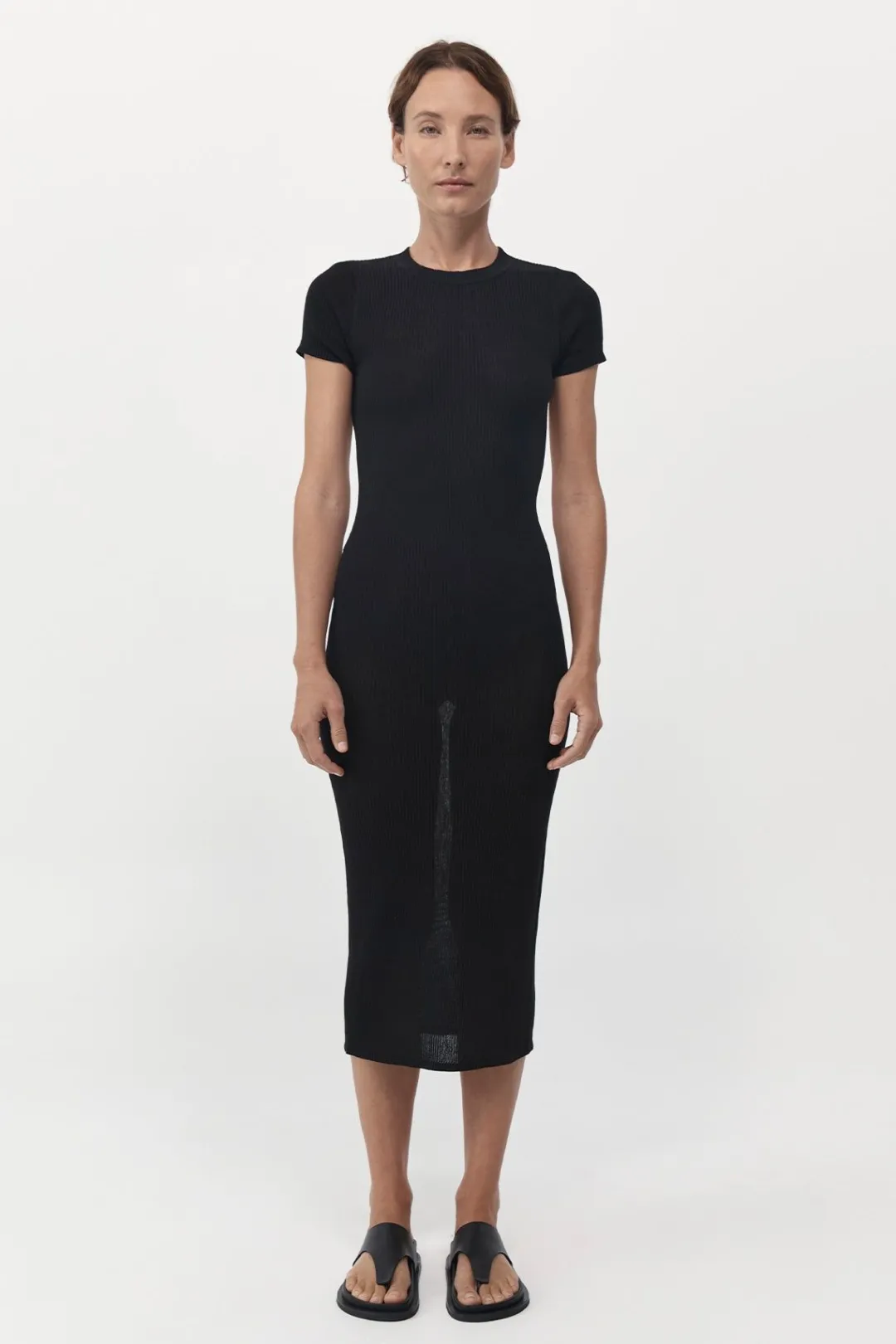 Dresses*St. Agni Cut Out Knit Dress - Black