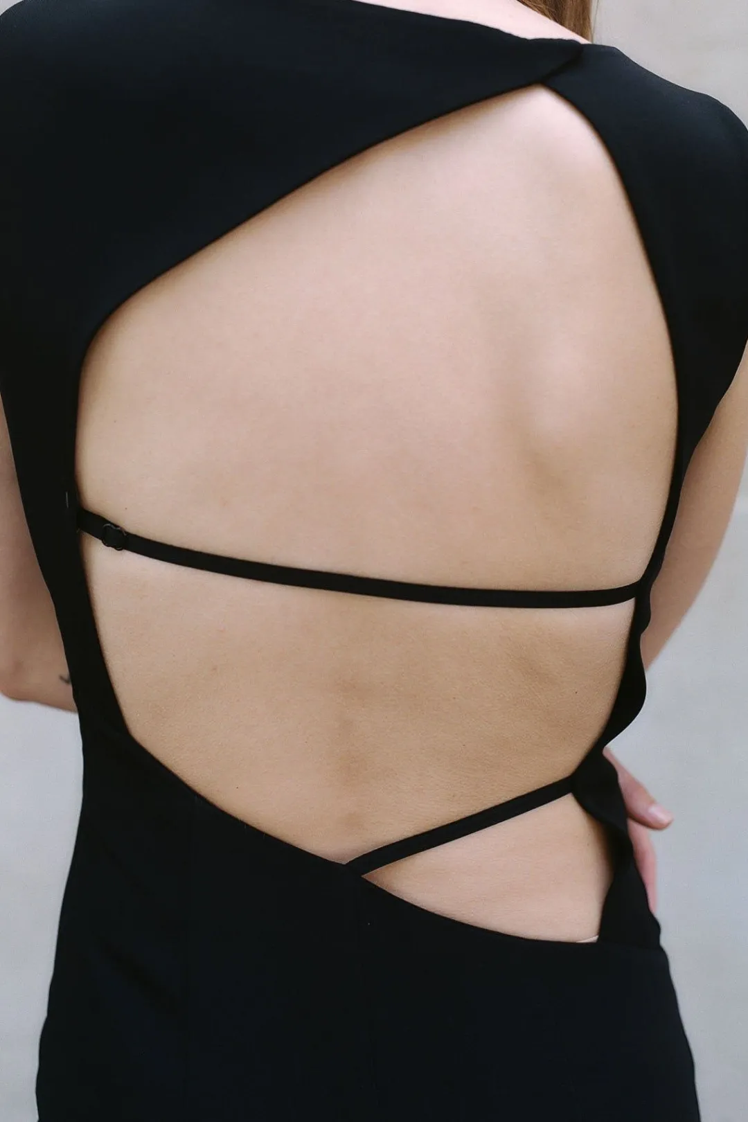 Dresses*St. Agni Cut Out Midi Dress - Black